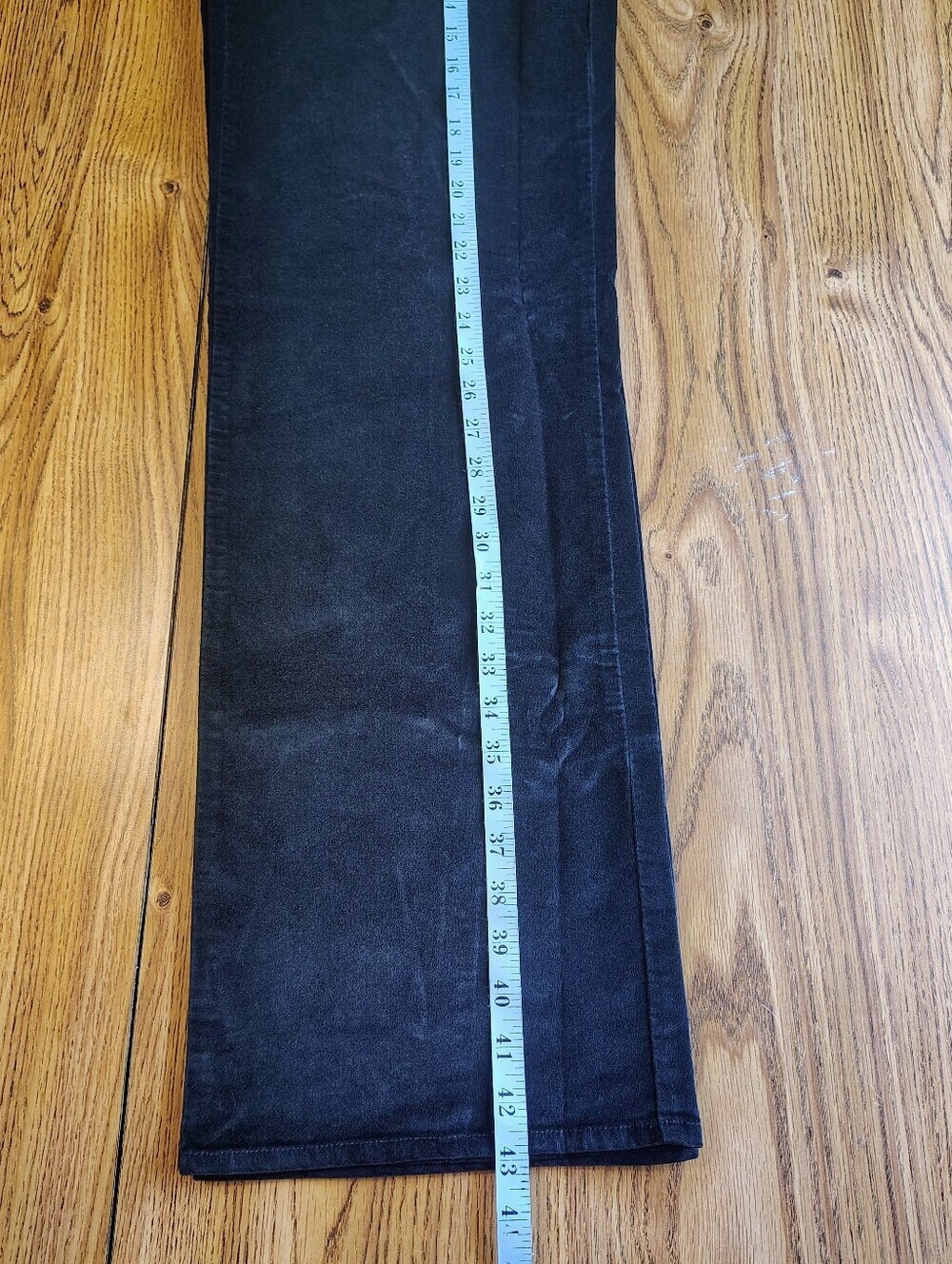 J.Crew women's Wide Leg Velvet High Rise Full Length pants Cotton Stretch sz 28 - Picture 16 of 17